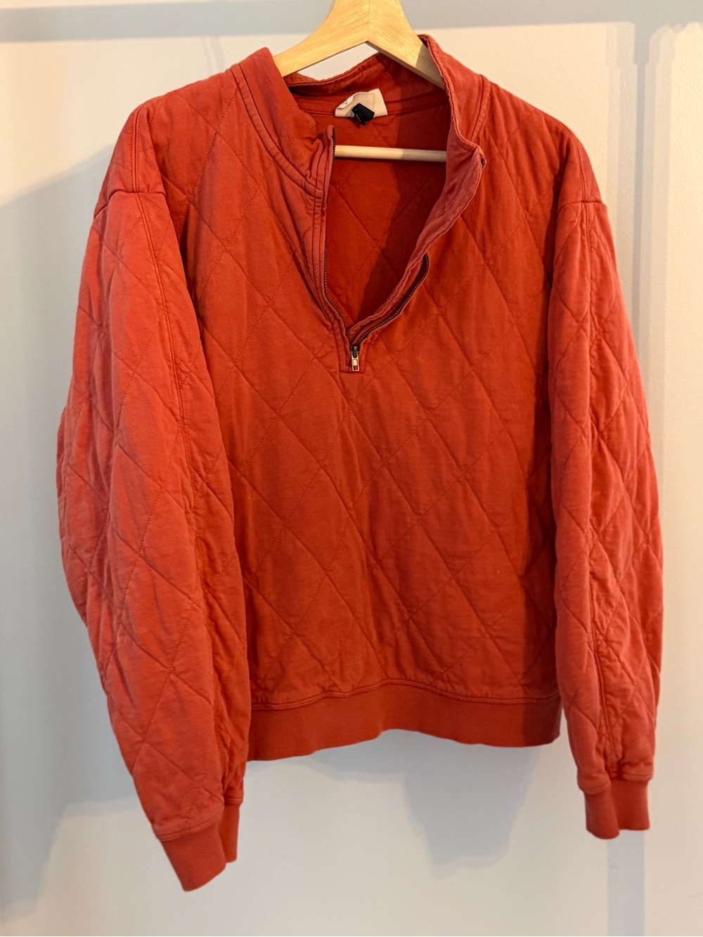 Universal Thread Quilted Half-Zip Pullover Sweater
